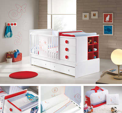 cuna-convertible-rojo